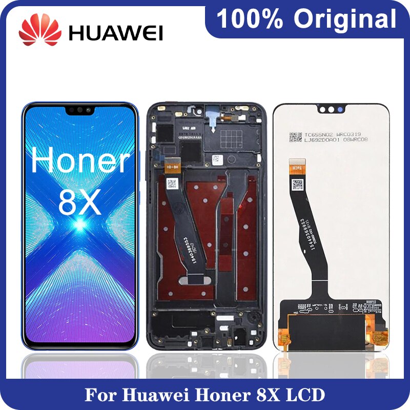 6.5& For Huawei Honor 8X LCD Display Touch Screen Digitizer Parts For Honor 8X Display JSN-L21 JSN-L22 Screen  Replacement Parts